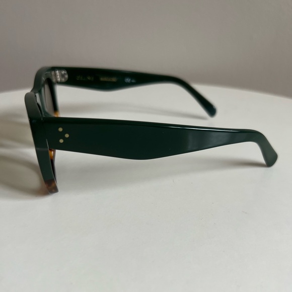 CELINE CAT EYE S004 SUNGLASSES IN ACETATE
DARK GREEN / HAVANA - Picture 2 of 10